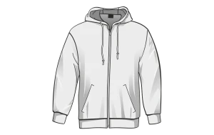 full-zip hoodie