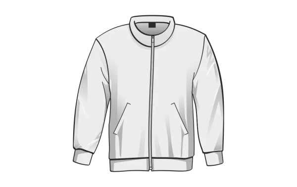 full-zip sweatshirt