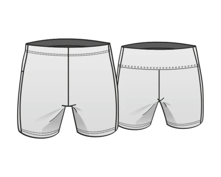 elastic shorts