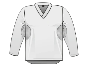 jersey with underarm ventilation
